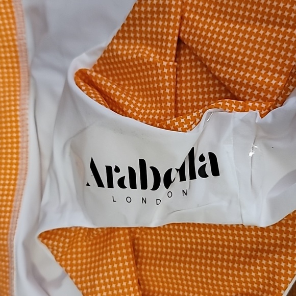 Arabella London Mandarin Check Bikini Bottom - Picture 7 of 8